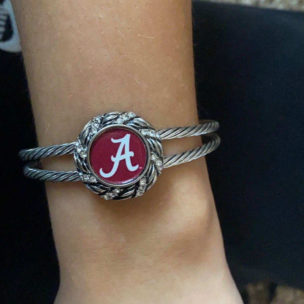 Alabama Silver Bangle